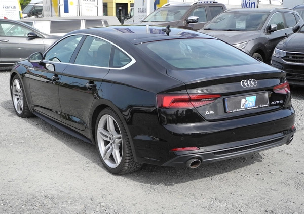 Audi A5 cena 115999 przebieg: 76000, rok produkcji 2019 z Golina małe 191